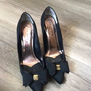 Ted baker black bow heels